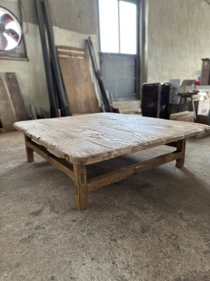 Reclaimed Square Coffee Table • Handmade Live Edge Wood Furniture