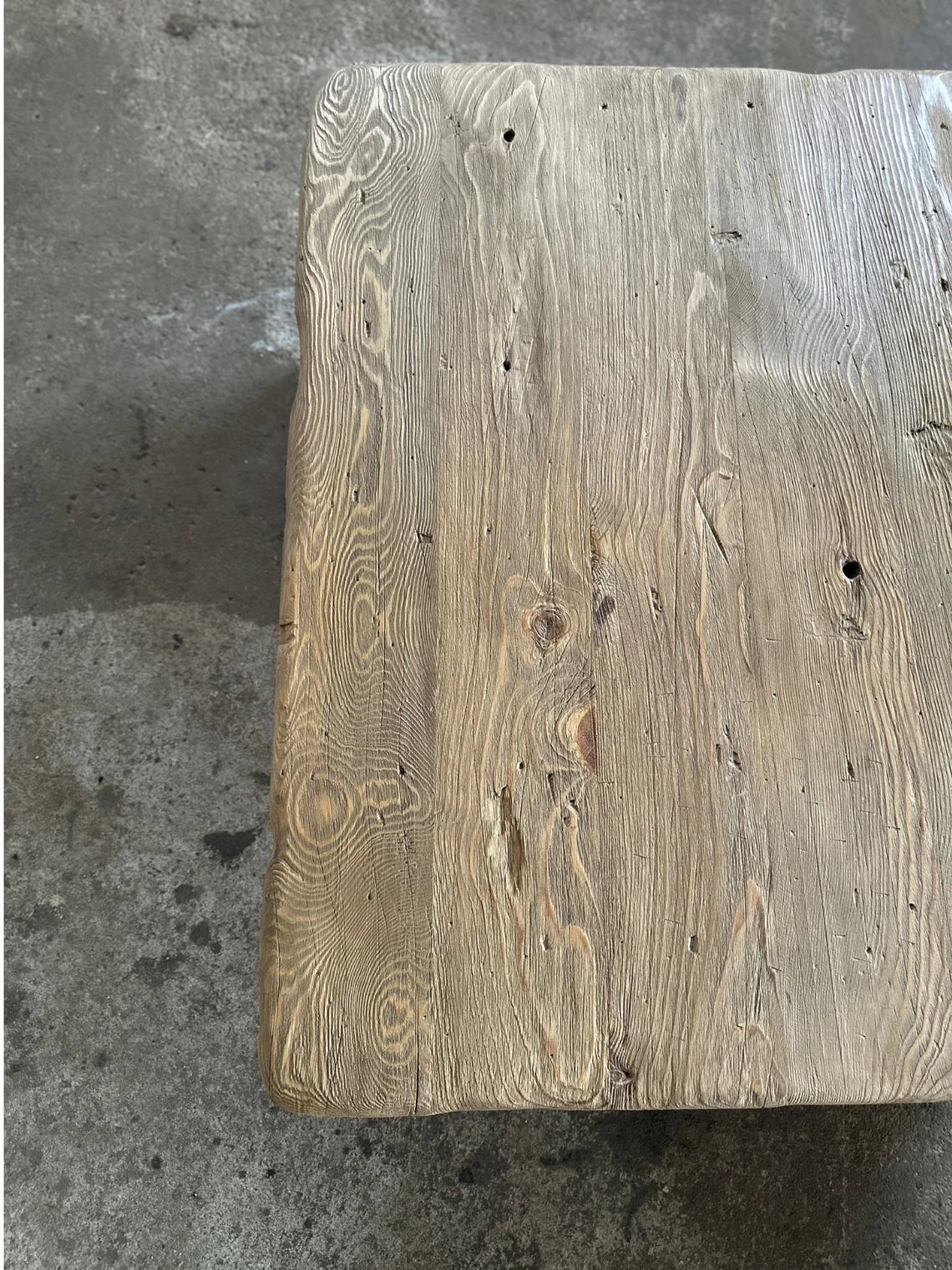 Reclaimed Square Coffee Table • Handmade Live Edge Wood Furniture