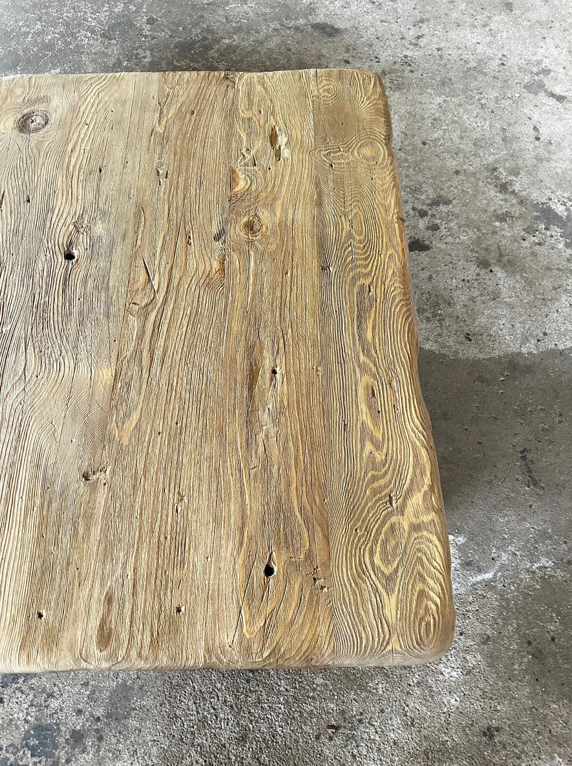 Reclaimed Square Coffee Table • Handmade Live Edge Wood Furniture
