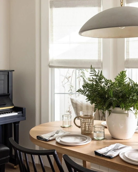 Oak Wood Dining Table • Handmade Farmhouse Dining Table
