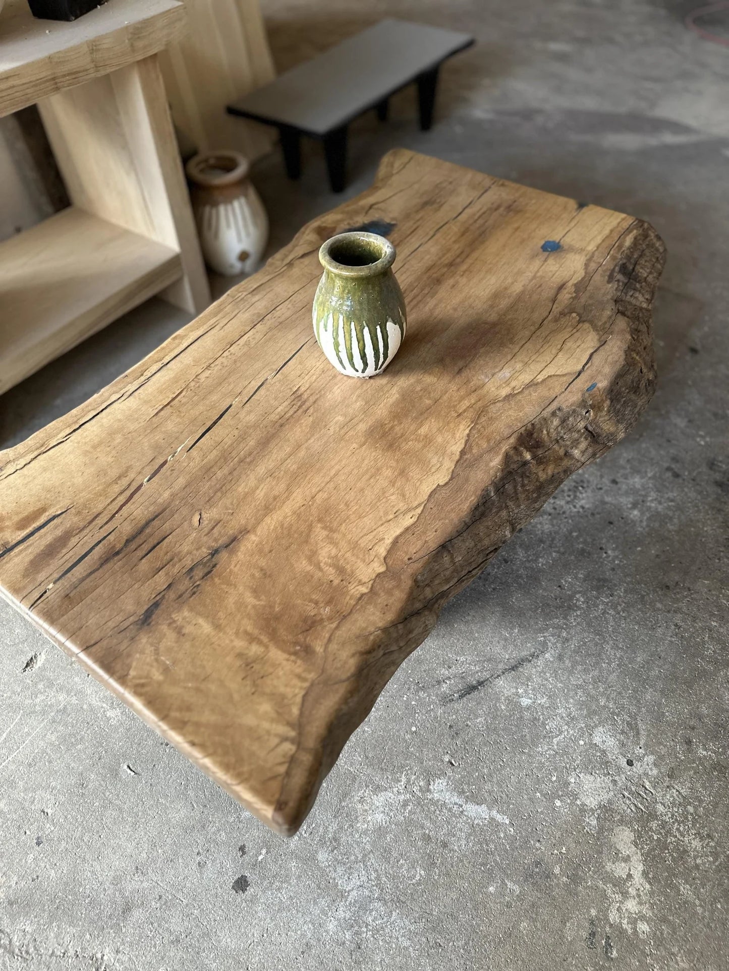 Live Edge Oak Wood Dining Table Top • Handmade Farmhouse CoffeeTable Top