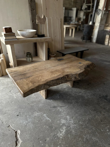 Live Edge Oak Wood Dining Table Top • Handmade Farmhouse CoffeeTable Top