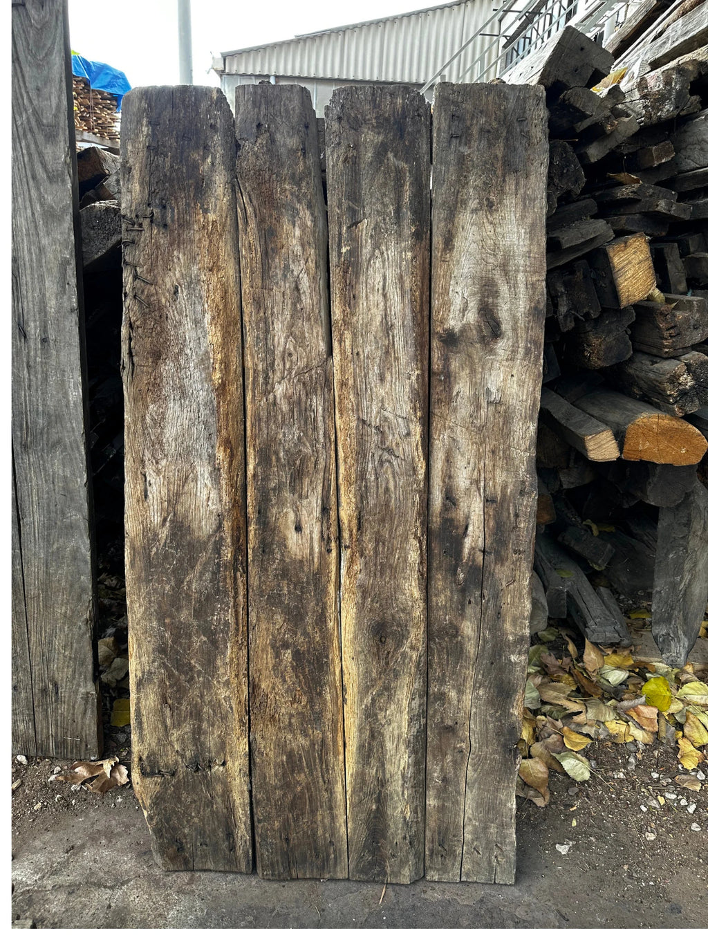 Vintage Door • Reclaimed Wood Table Top • Handmade Reclaimed Coffee Table