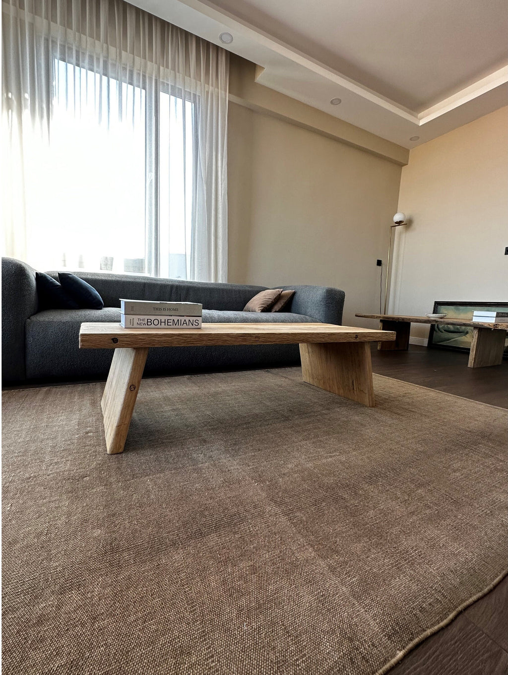 Rustic Unique Small Coffee Table • Reclaimed Wood Handmade Furniture