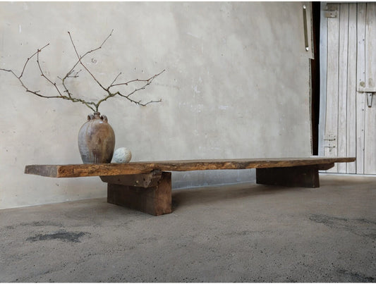 Primitive Rustic Large Coffee Table • Handmade Living Room Furniture
