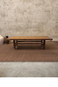 Rustic Low Coffee Table • Reclaimed Handmade Living Room End Table