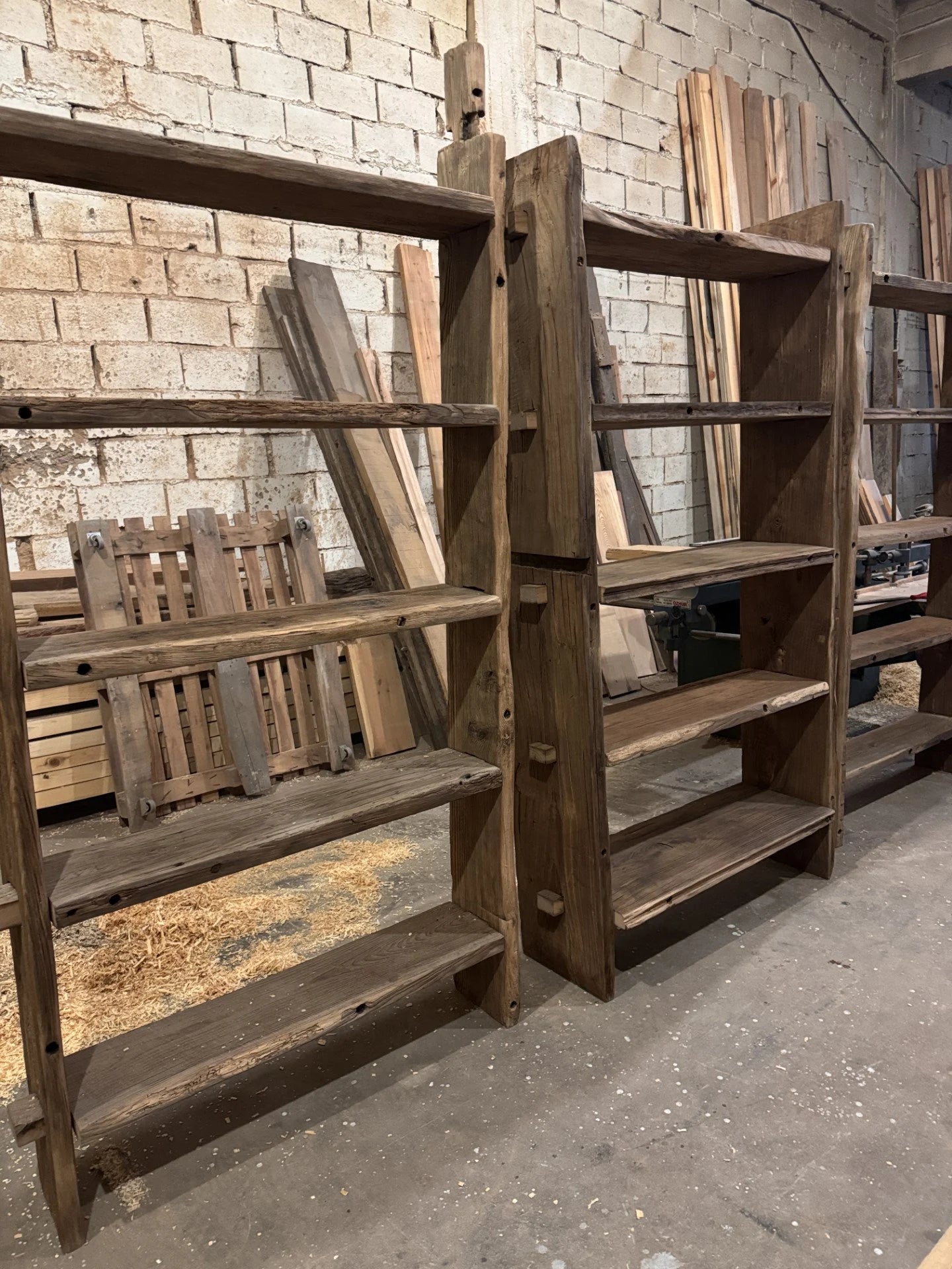 Reclaimed Wooden Shelves • Rustic Wood Shelf Kitchen - Living Room