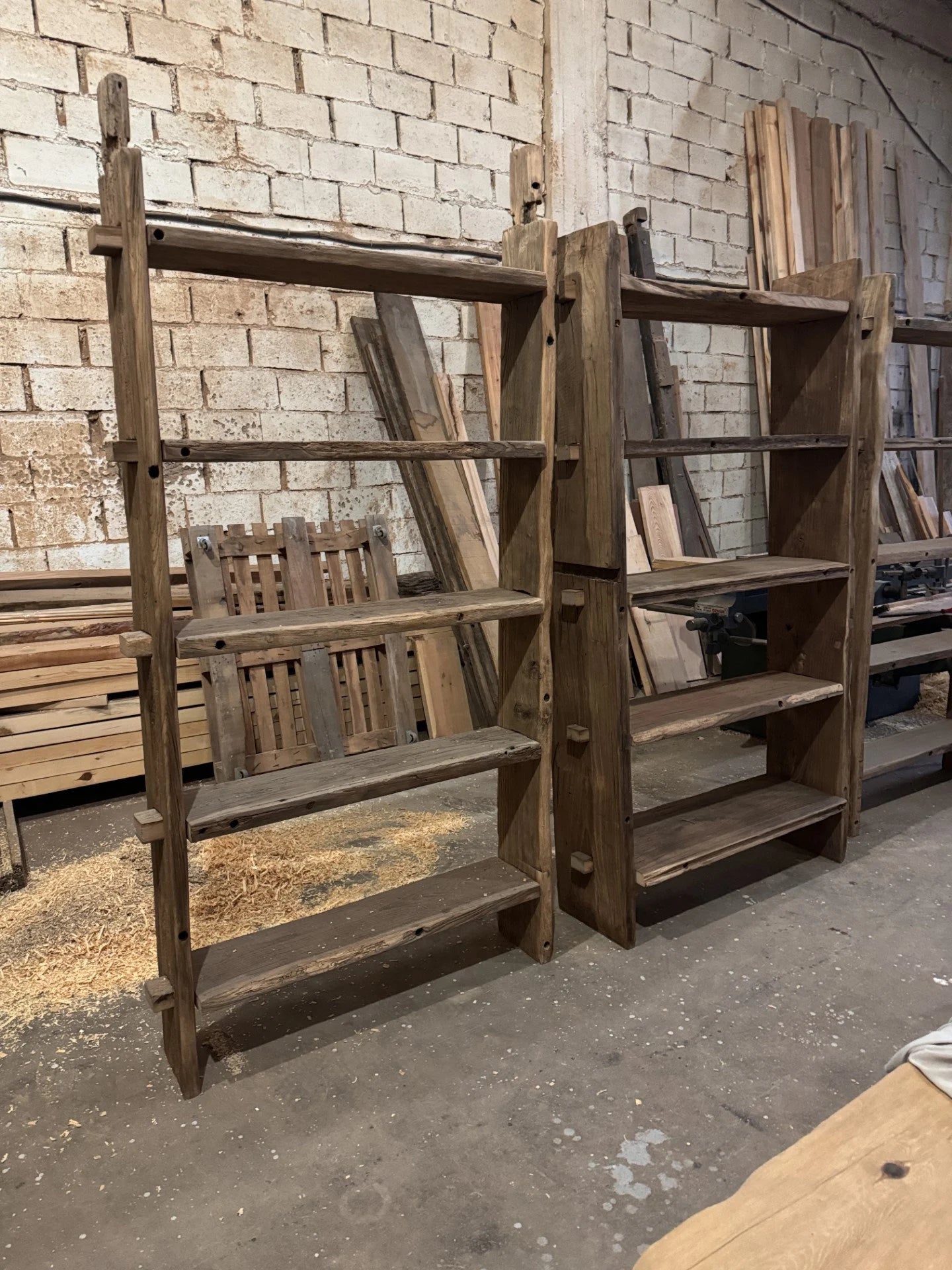 Reclaimed Wooden Shelves • Rustic Wood Shelf Kitchen - Living Room