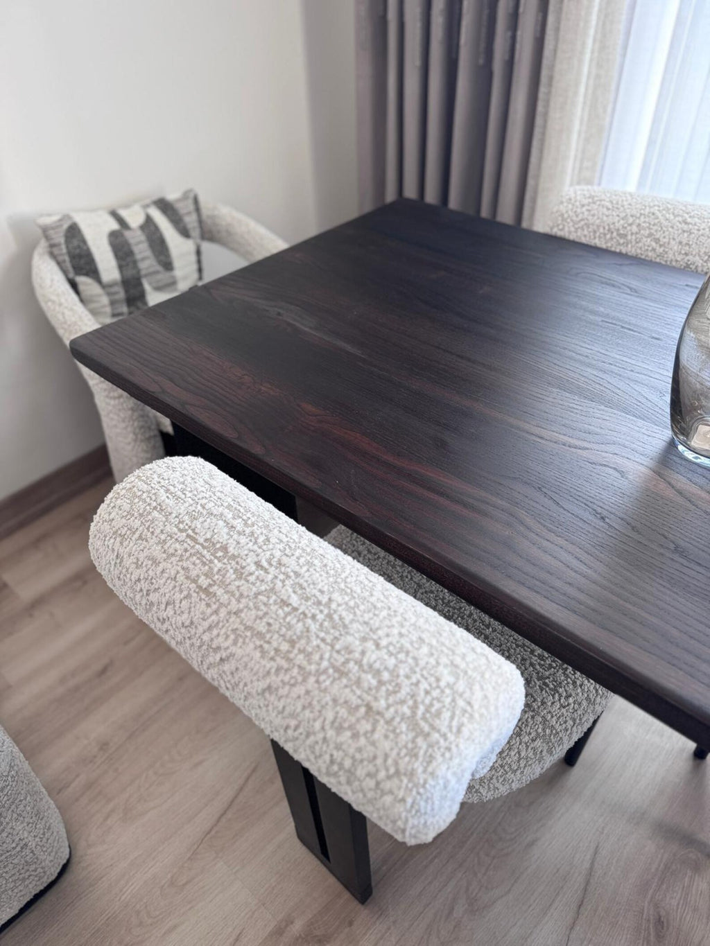 Rustic Oak Wood Dining Table • Handmade Farmhouse Dining Furniture
