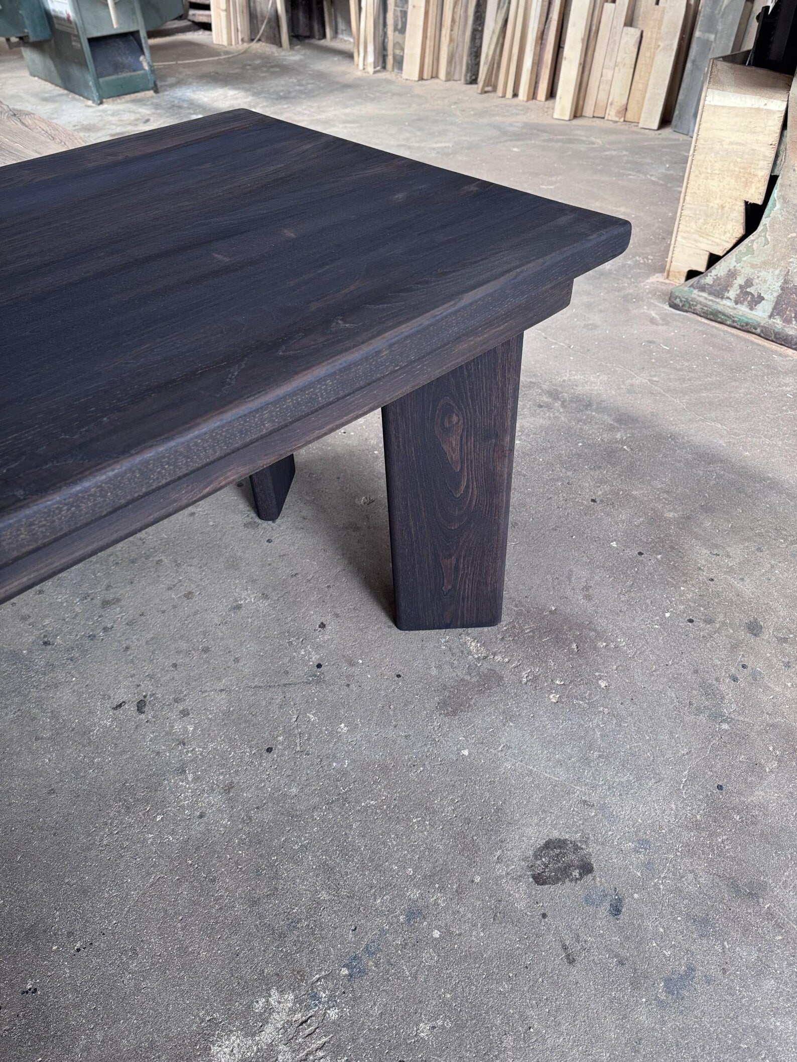 Rustic Oak Wood Dining Table • Handmade Farmhouse Dining Furniture
